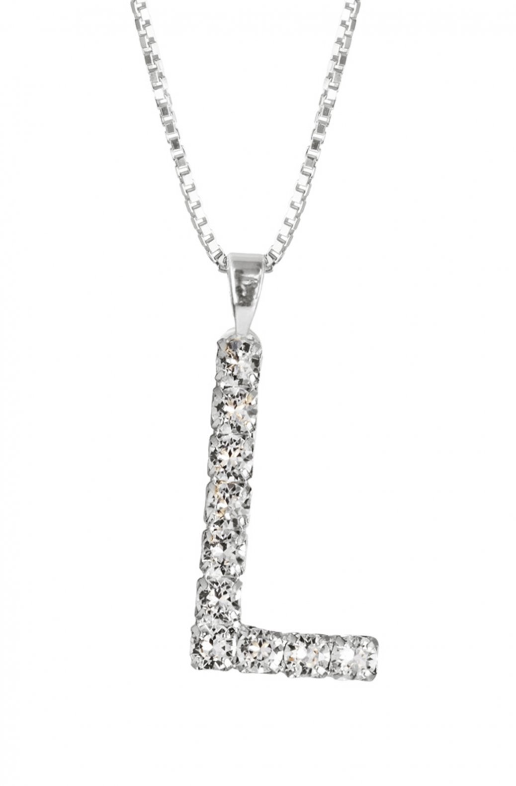 Caroline Svedbom Letter E Multi Colour Crystal Necklace Gold/multi main image 0