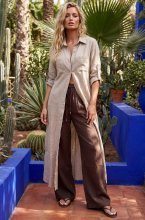 Blond Hour - Amalfi Shirt Dress - Beige