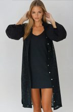 Blond Hour - Angelic Shirt Dress - Black