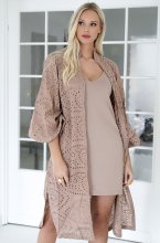 Blond Hour - Angelic Shirt Dress - Taupe