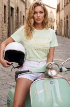 Blond Hour - Champagne t-shirt - Summer Green-Gold