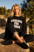 Blond Hour - Embrace the Chaos Long Sweater - Black