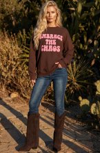 Blond Hour - Chaos Long Sweater - Choco