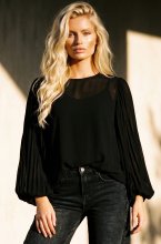 Blond Hour - Riviera Blouse - Black