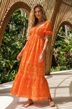 Blond Hour - Sienna Maxi Dress - Orange