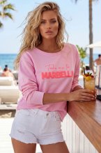 Blond Hour - Take me to Marbella Sweater - Light Pink