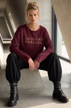 Carola X Blond Hour - Stay Golden Darling Sweater - Bordeaux