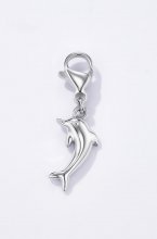 Mixed Brands - Charm Dolphin 107AQ - Silver