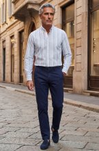 Hansen & Jacob - Classic Chino Aerodyn High Stretch - Navy 49