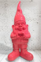 Mixed Brands - Tomte Hjärta 10 x 13 x 29,5 - Fuchsia