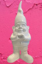 Mixed Brands - Tomte Hjärta 10 x 13 x 29,5 - White