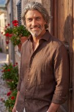 Less Worries - Linen Shirt - Dark Brown