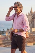 Less Worries - Linen Shirt - Pink