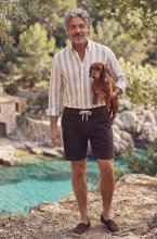 Less Worries - Cord Shorts - Chocolate