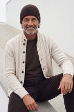 Less Worries - Cashmere Blend Beanie - Chocolate