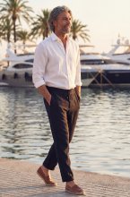 Less Worries - Linen Pants - Navy