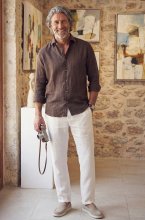 Less Worries - Linen Pants - Offwhite