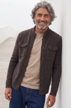 Less Worries - Pocket Cardigan - Chocolate