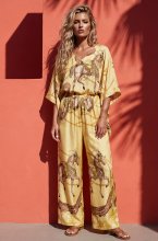 Mixed Brands - Pant Chain print 28041 - Yellow