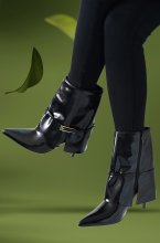 Mixed Brands Boot with heel 3267 - Black