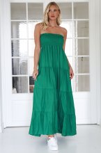 Mixed Brands - Smocked Dress 2596 - Vibrant Green