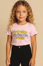 Mixed Brands Kids - La Dolce Vita Tshirt - Pink