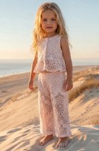 Mixed Brands - Lace Set with Top 25BF031 - Rose