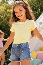 Mixed Brands - Tshirt Plain 8514 - Yellow