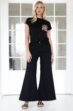 Mixed Brands - Superflare jeans 8324 - Black