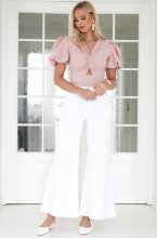 Mixed Brands - Super Flare jeans 8324 - White