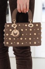Mixed Brands - Bag with studs 1079 - Taupe