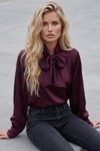 Mixed Brands - Blouse 07131 - Plum