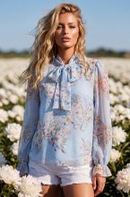 Mixed Brands - Blouse 23387 - Sky Blue