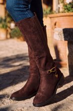 Mixed Brands - Boot with clasp 5350 - Brown