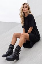 Mixed Brands - Boot with Studs 7668A - Black