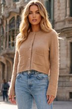 Mixed Brands - Cardigan Angora 2765 - Beige