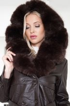 Mixed Brands - Trench with faux fur 2184 - Brown