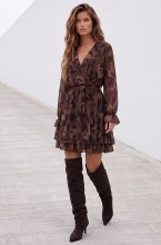 Mixed Brands - Dress 26485 - Dark Maroon