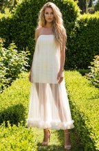 Mixed Brands - Tulle Dress 606566 - Cream