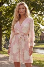Mixed Brands - Wrap Dress 3250 - Pink