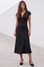 Mixed Brands - Dress with lacedetail D28481 - Black