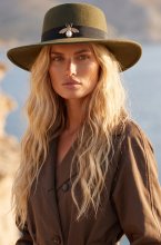 Mixed Brands - Hat with Bee CM3458-9BEE - Olive