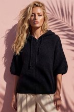 Mixed Brands - Short sleeve Hoodie 8269 - Black