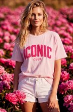 Mixed Brands - Tshirt Iconic 19313 - Rose