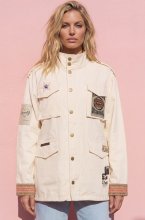 Mixed Brands - Jacket with Patches N20224 - Ivory
