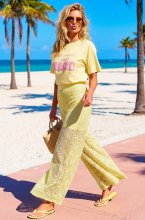 Mixed Brands - Lace pant 2690 - Yellow