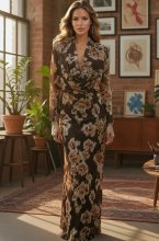 Mixed Brands - Dress LD3762 - Brown