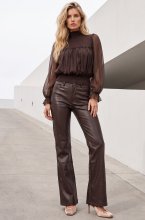 Mixed Brands - Flare byxor 6066 - Choco