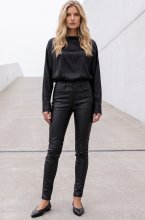 Mixed Brands - Coated skinnyjeans 6688 - Black