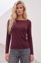 Blond Hour - Ravello Cashmere Top - Bordeaux
